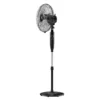 Trendy Metallic Pedestal Fan 400 mm (Mettalic Black)