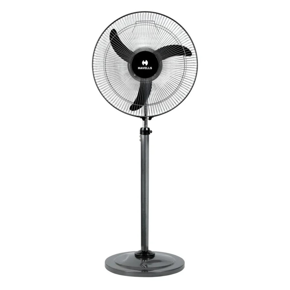 Windstorm Oxy Gry Pedestal Fan 400 mm (Grey)