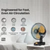 Candy HS Wall Fan 230 mm (Black Yellow)