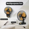 Candy HS Wall Fan 230 mm (Black Yellow)