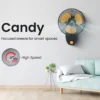 Candy HS Wall Fan 230 mm (Black Yellow)