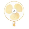 Platina BLDC Wall Fan 400 mm (White Yellow)