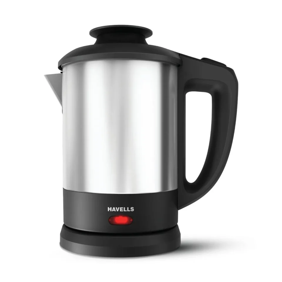 Steelio Electric Kettle 1250 W, 1 L Black & Silver