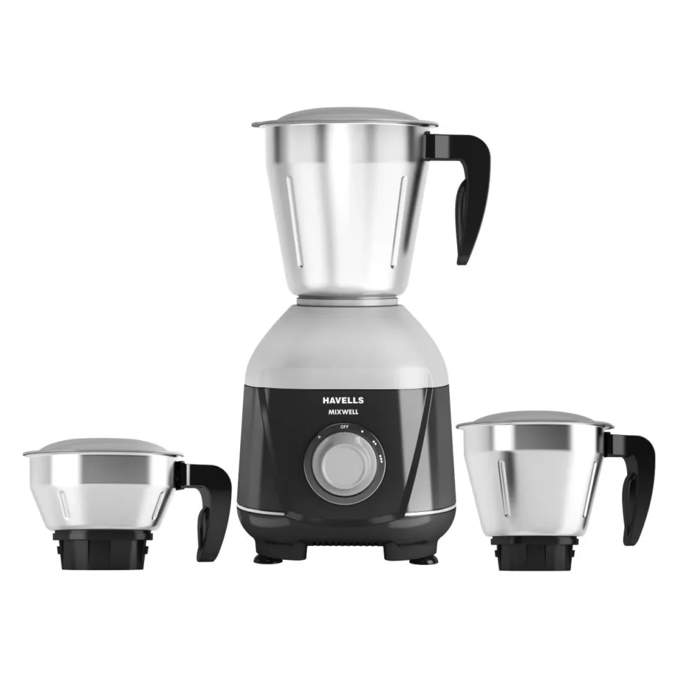 Mixwell N 500 W Mixer Grinder Black and Grey 500 W, 3 Jar