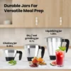 Mixwell N 500 W Mixer Grinder Black and Grey 500 W, 3 Jar