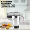 Klassic 750 W Mixer Grinder Black and Purple 750 W, 4 Jar