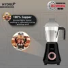 Hydro Plus 1000 W Mixer Grinder Black and champagne gold 1000 W, 3 jar