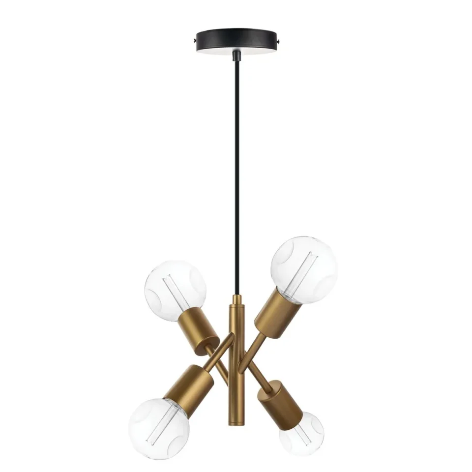 Omni Pendant 3LS E27 Matt GLD