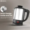 Steelio Electric Kettle 1250 W, 1 L Black & Silver