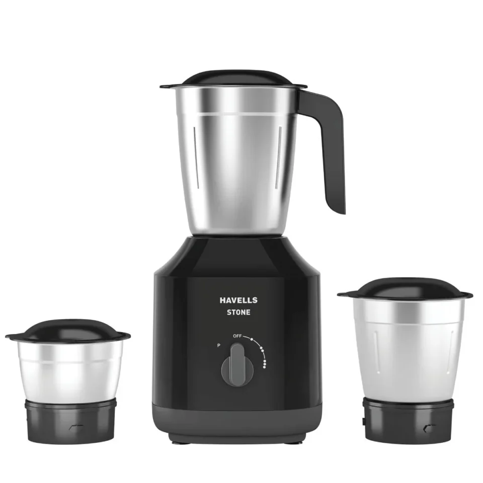 Stone 500 W Mixer Grinder Black 500 W, 3 Jar